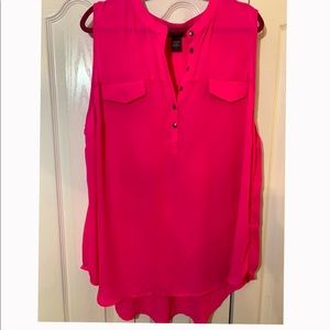 Bright pink torrid tank